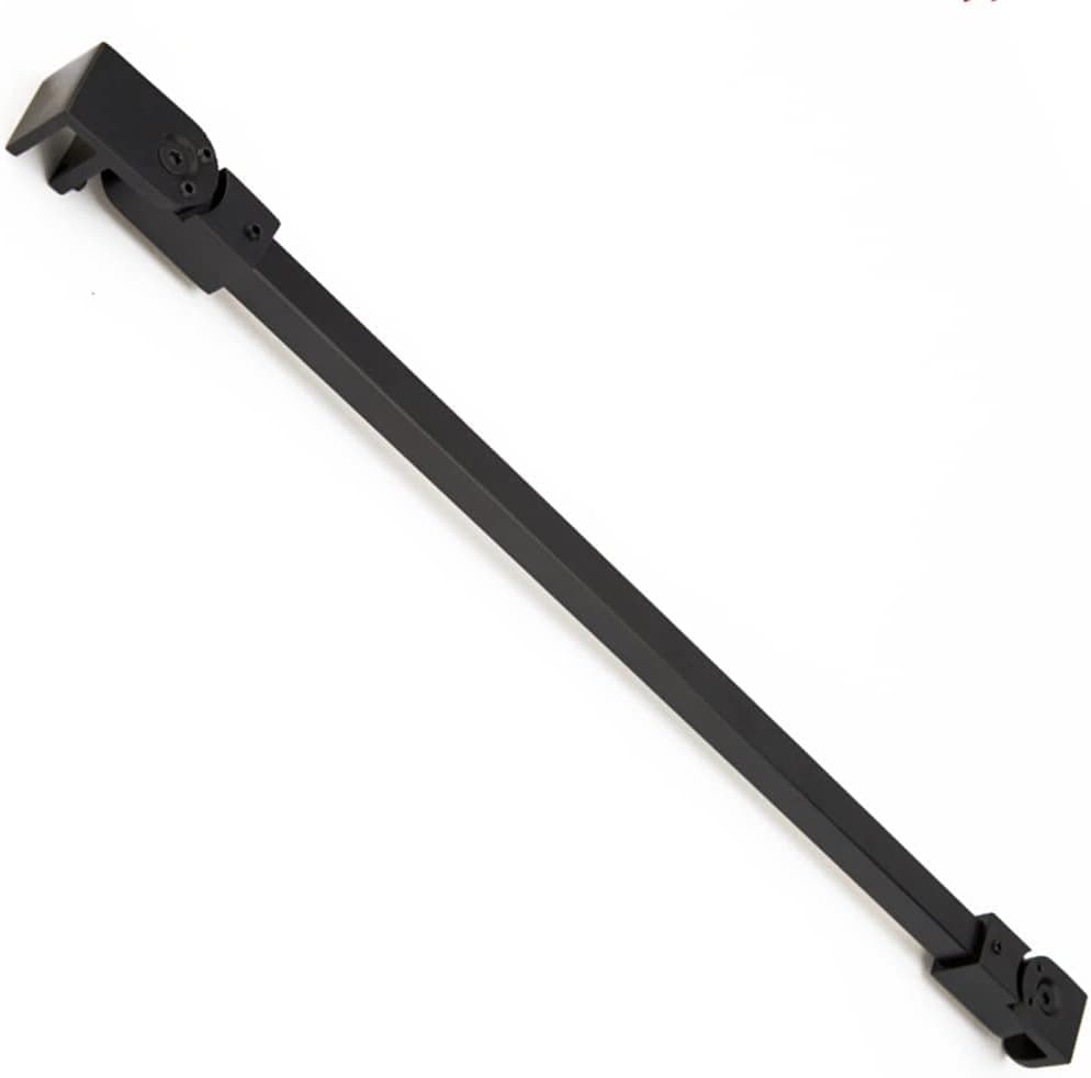 Matte Black Stainless Steel Wall-to-Glass Support Bar Support Arm for 1/4" 5/16" 3/8", or 6mm 8mm 10mm Glass for Fixed Frameless Shower Glass Panel (40cm)