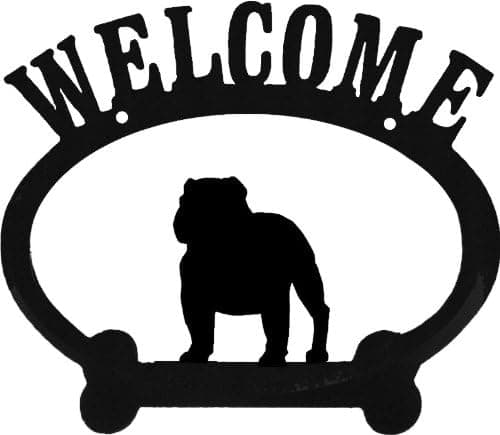 Welcome Sign English Bulldog
