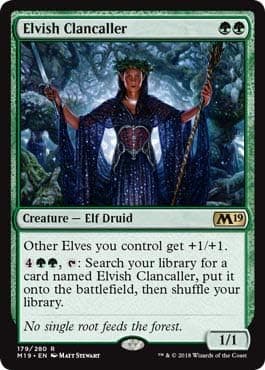 Magic: The Gathering - Elvish Clancaller - Core Set 2019