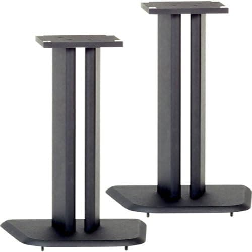 Black Satin Wood Speaker Stands (Discontinued by Manufacturer)