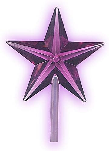 National Artcraft Large Traditional Style Star for Ceramic Christmas Trees - Purple (Pkg/5)