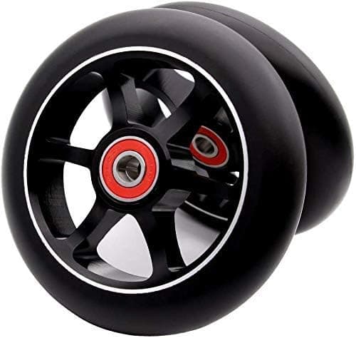Z-FIRST 2PCS 110mm Pro Scooter Wheels with ABEC 9 Bearings Fit for MGP/Razor/Lucky Pro Scooters