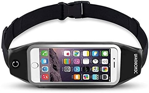 Waterproof Outdoor Sports Waist Bag Running Jogging Fanny Pack Belt Purse Dual Pouch Pink