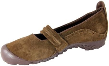 Avon Women's Comfortable Brown Suede Cushioned Walking Shoes - Size 9