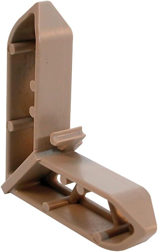 Make 2 Fit PL 15759 3/4 inch x 7/16 inch, Champagne Plastic, Miter Cut Screen Frame Corners