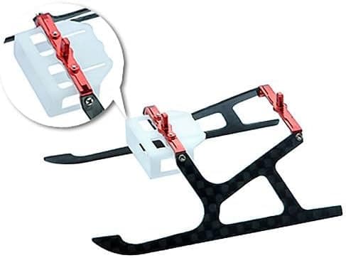 Aluminum/Carbon Fiber Landing Gear, Red:MCPX