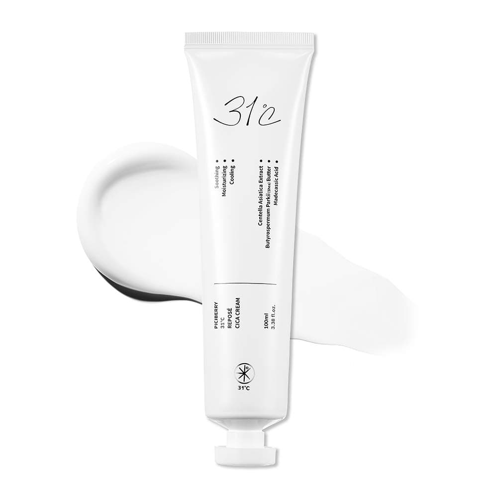 piciberry Repose CICA Cream 3.38floz(100ml) soothing and moisturizing for daily use water and oil balance natural ingredients only