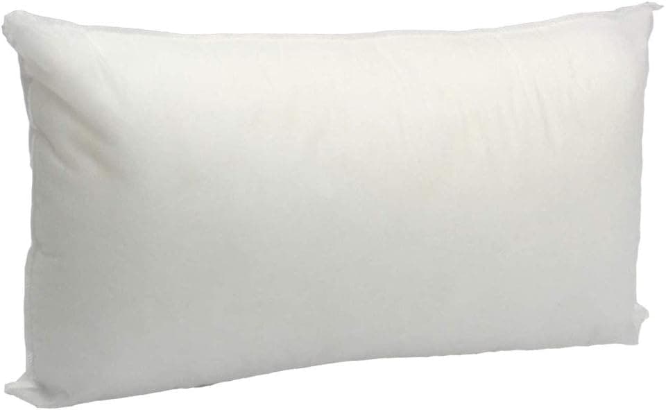 12 X 20 inches Pillow Rectangular Sham Stuffer White Rectangular Hypoallergenic Pillow Insert Premium Made in USA