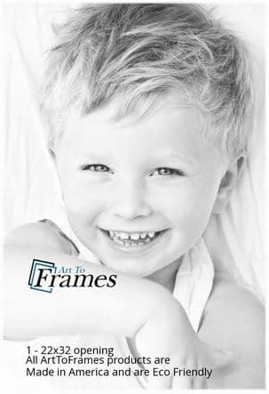 22x32 Smooth White / Super White Custom Mat for Picture Frame with 18x28 opening size (Mat Only, Frame NOT Included)