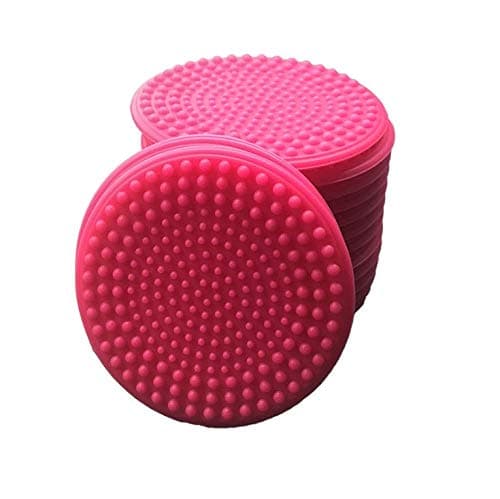 JQYXSS 5PCS Makeup Brush Cleaning Mat Portable Washing Tool Scrubber Easy Clean