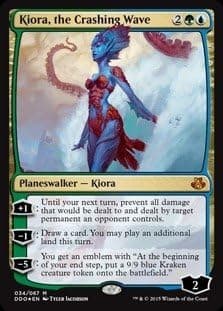 Magic The Gathering - Kiora, The Crashing Wave - Duel Decks: Elspeth vs Kiora - Foil