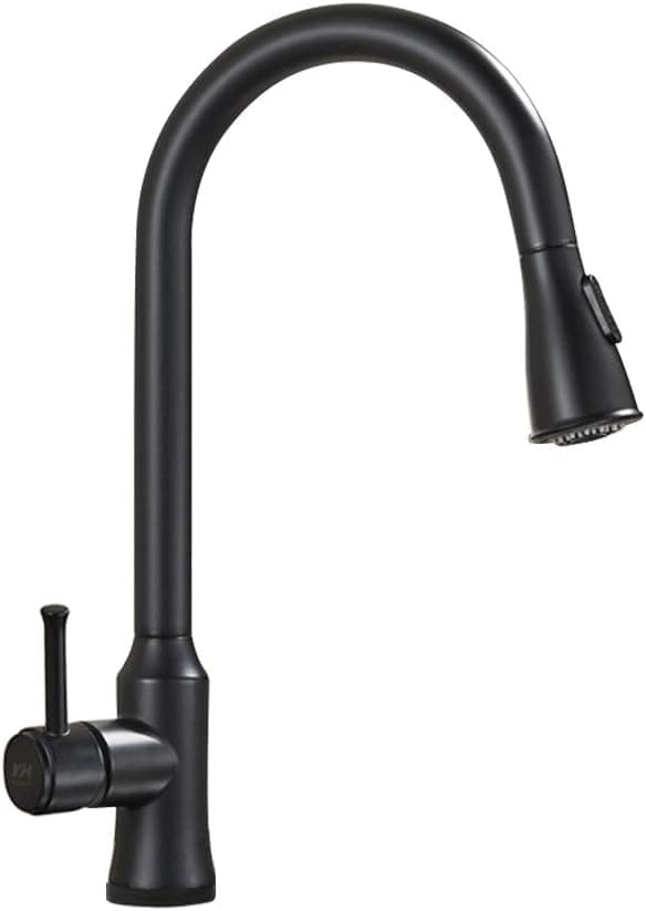 Touchless Kitchen Sink Faucet with Pull Down Sprayer,Touch Sensor Pull Out Kithcen Faucet Black Matte,Kaphome