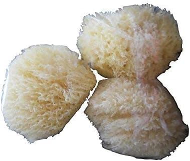 3pcs/Set 100% Natural Sea Sponge Facial Puff,Soft and Deep Clean Your Face Without Hurting Your Skin, Pure Sea Facial Puff.2.5-3" Assorted Size.