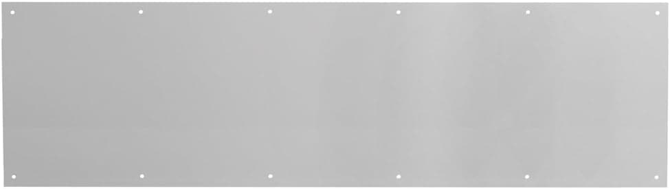 Prime-Line J 4620 Door Kick Plate, 10 inch by 34 inch, Satin Aluminum