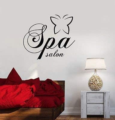 V-studios Vinyl Decal Spa Salon Massage Therapy Relax Beauty Woman Wall Stickers 6497325