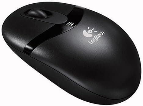 Logitech Cordless Optical Mouse (Black)