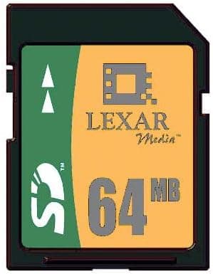 Lexar 64MB SD Card