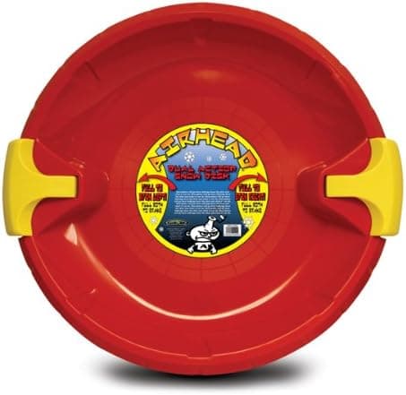 AIRHEAD AHPS-02 Plastic Disc Snow Sled with Brakes