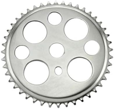 Lowrider Lucky 7 Sprocket 44t 1/2 X 1/8 Chrome. for Bicycles, Bikes, Beach Cruiser, Strech Bikes, limos, Chopper Cruiser