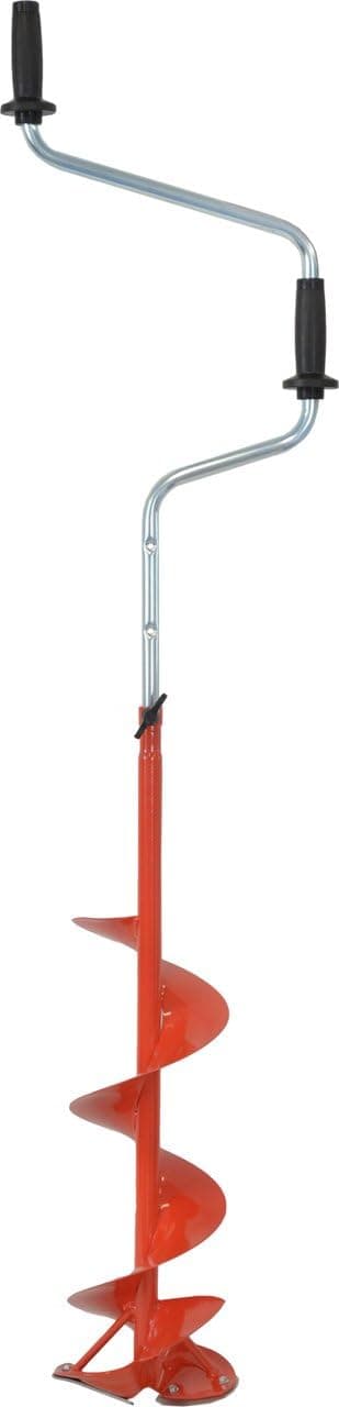 HT Polar Fire Deluxe Hand Auger 7" Diameter with Triangular Curved Blades - Includes Free Item