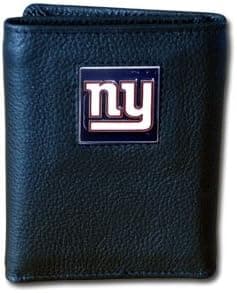 NFL Tri-fold Leather Wallet - New York Giants