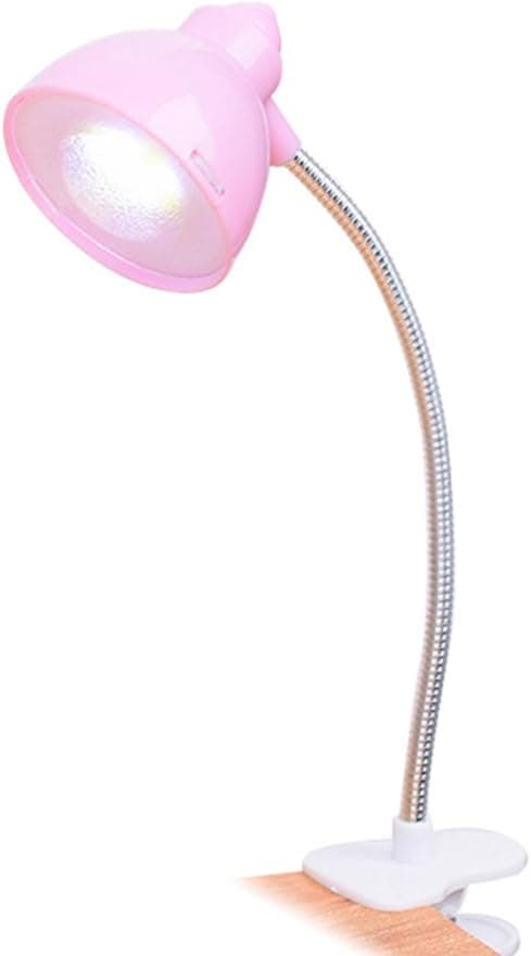 Colorido Mini Table Candy Color Clip On Adjustable LED Night Light Book Reading Lamp Pink