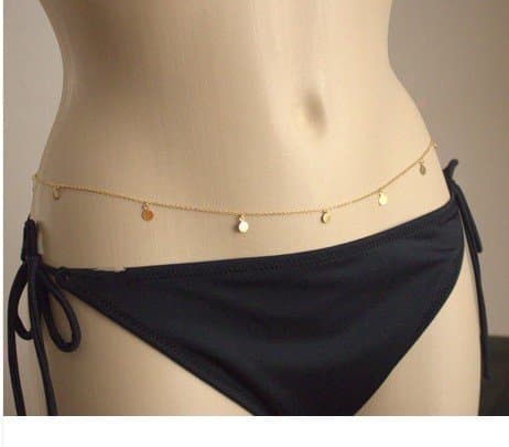 Sexy Sequins Waist Belly Body Chain