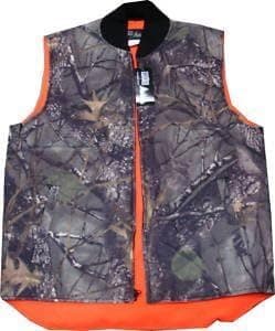 Reversible Burly Camo/Blaze Insulated Hunting Vest