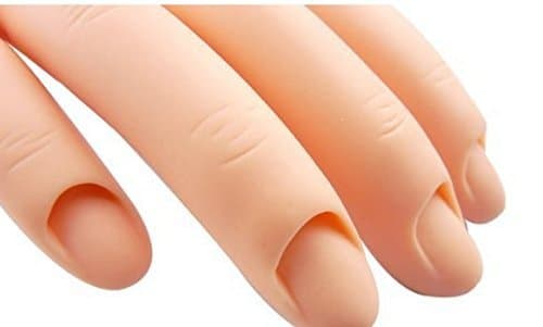 DragonPad Flexible Soft Plastic Flectional Mannequin Model Hand Nail Art Practice