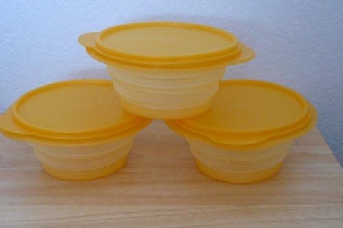 Tupperware 4 Cup Flatout Set. Three Is Set.