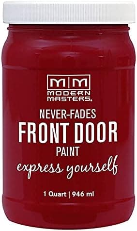 Modern Masters 2-Pack of 1 qt 275268 Passionate Front Door Paint Water-Based Exterior Enamel