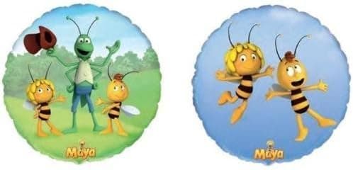 Maya The Bee 18" Foil Balloons (2 Pack, 1 of Each Design)