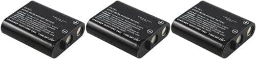 Replacement Battery for Panasonic HHR-P402 / HHR-P402A / P-P511 / P-P511A / PQPP511SVC / N4HKGMA0001 / N4HKGMA00001 / TYPE 24 / GE-TL26400 / CPB-487 (3-Pack, Bulk Packaging)
