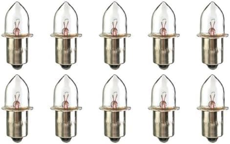CEC Industries KPR103 Bulbs, 3.6 V, 2.7 W, P13.5s Base, B-3.5 shape (Box of 10)