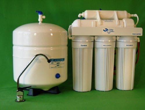 Crystal Clear 5 Stage Reverse Osmosis Undersink Water Filter System 50 GPD with Storage Tank