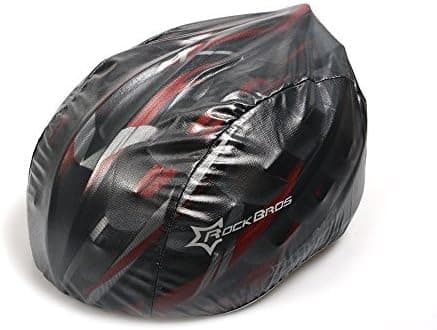 Hysenm Professional Road Cycling Waterproof Dustproof Windproof Reflective Helmet Cover, Black