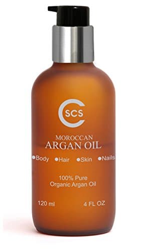 CSCS Pure Organic Moroccan Argan Oil for Hair and Skin — Promotes Soft, Supple Skin — Strengthens Hair and Nails — All-Natural & USDA Certified