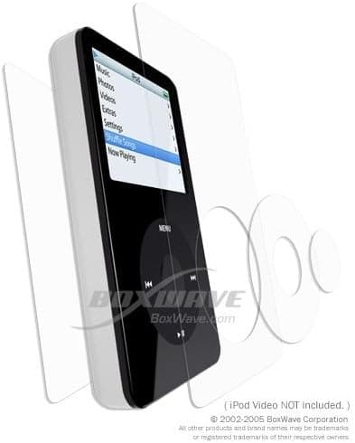 Apple iPod 5G Video (30GB) ClearTouch Crystal Screen Protector (Single Pack)