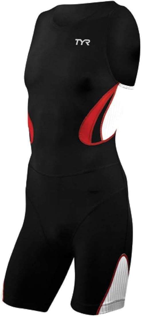TYR Men's Carbon Zipper Back Short John Trisuit W/Pad