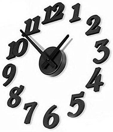 Joylive Contemporary DIY Self Adhesive Interior Wall Clock