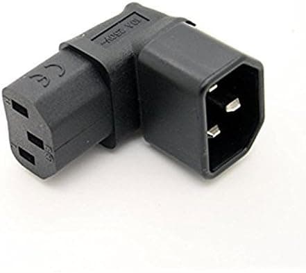 Dshot IEC C14 to C13 Angled PDU PSU UPS plug socket 90 degree TV wall power Adapter¡
