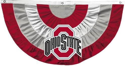 Ohio State Buckeyes OSU NCAA Single Sided Team Bunting Flag