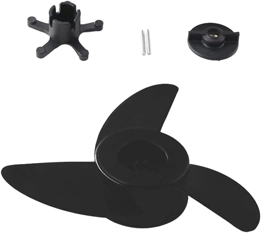 Simhoa Powerful Prop 3 - Blade Electric Trolling Motor Outboard Propeller Replacement Kit