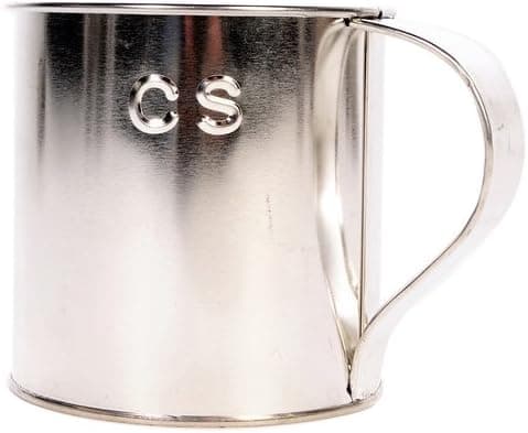 Jacob Bromwell Original Classic C.S. Embossed Tin Cup (Tin, Large)