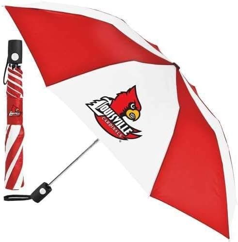 WinCraft Louisville Cardinals Umbrella - Auto Folding