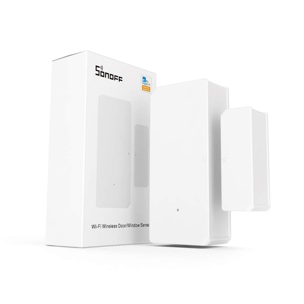 SONOFF DW2 Wi-Fi Wireless Door Window Sensor,APP Alert for Home Automation Wireless Alarm Security System, Compatible with IFTTT, No Gateway Required.