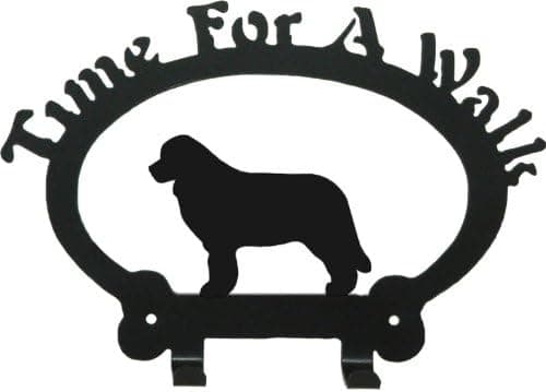 Newfoundland Dog Leash Holder Time for a Walk