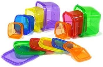 Perfect Meal Prep Boxes Ideal For Any Diet Plan and Weight Loss System, Portion Control Containers By Wallaby Express, BPA Free(7 pieces)