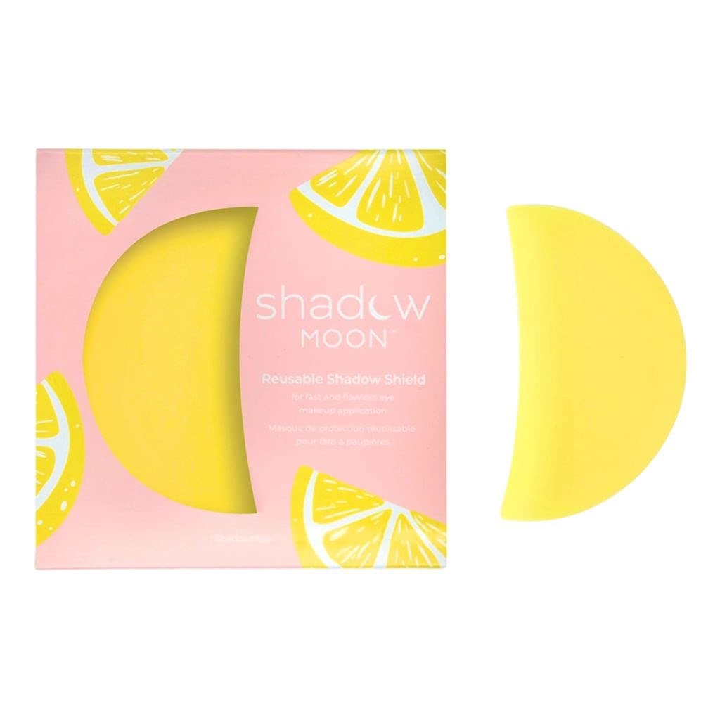 ShadowMoon Reusable Eye Makeup Shield and Silicone Under Eye Cooling Pad for puffy eyes and perfect makeup application, Makeup Stencils Alternative to disposable shadow shields and eye makeup shields, eyeshadow protector patches (Yellow)