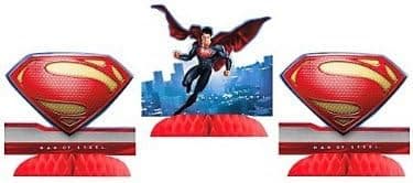 Hallmark Superman Man of Steel Centerpieces (3ct)